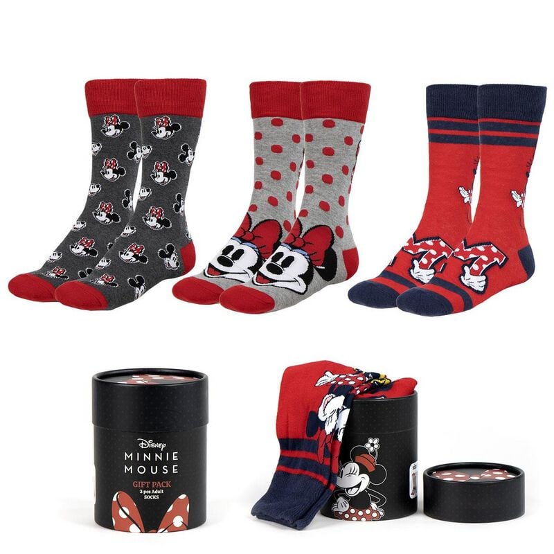 Micky Maus - Disney Socken - Minni Maus - EU 36-43 - für Damen - Größe EU 36-43 - multicolor  - Lizenzierter Fanartikel von Micky Maus