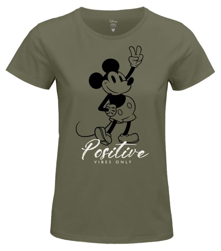 Micky Maus - Disney T-Shirt - Mickey Positive - S bis XXL - für Damen - Größe L - grün - Lizenzierter Fanartikel Micky Maus - Disney T-Shirt - Mickey Positive - S bis XXL - für Damen - Größe L - grün - Lizenzierter Fanartikel von Micky Maus