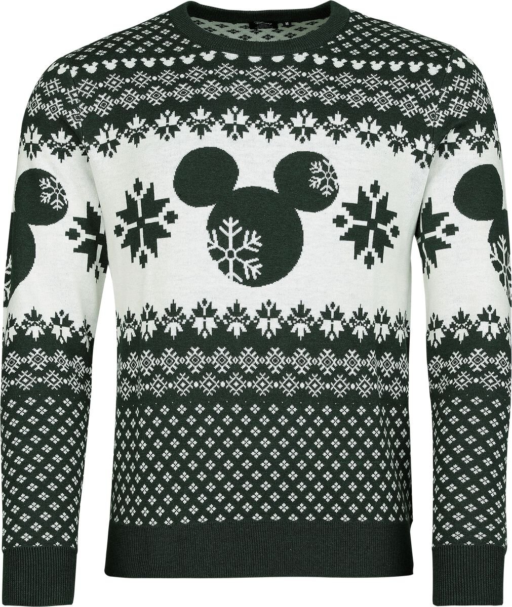Micky Maus - Disney Weihnachtspullover - Ugly Sweater Mickey - S bis XXL - für Männer - Größe S - multicolor  - Lizenzierter Fanartikel von Micky Maus
