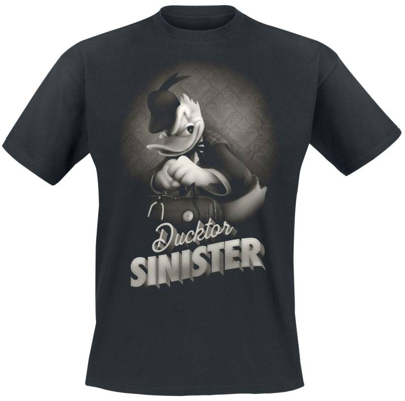 Micky Maus Donald - Ducktor Sinister T-Shirt schwarz in XXL von Micky Maus