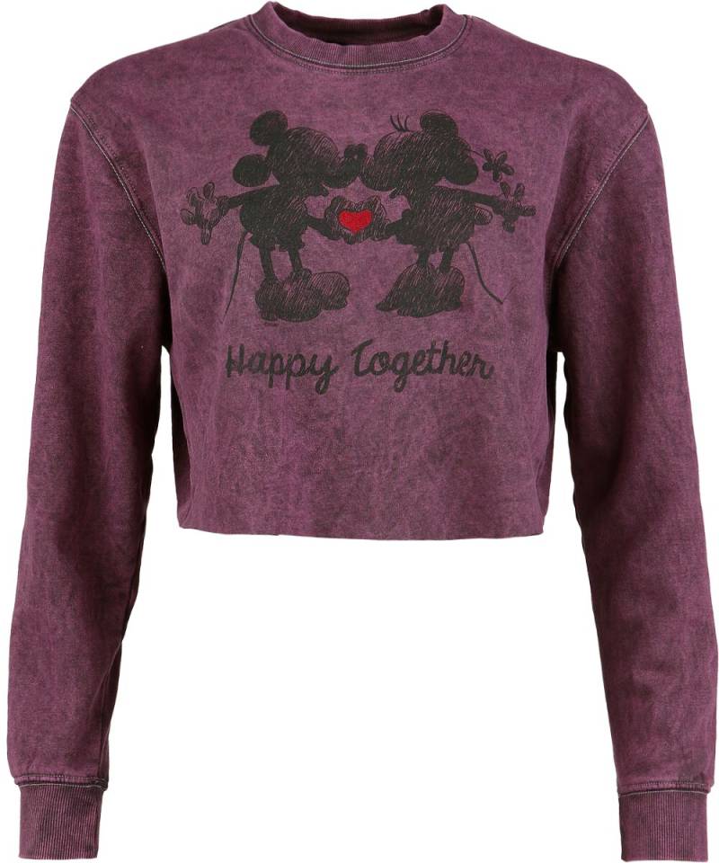 Micky Maus Happy Together Sweatshirt lila in XXL von Micky Maus