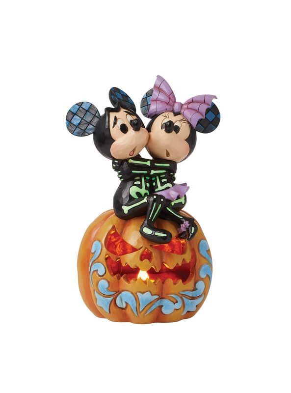 Micky Maus Mickey & Minnie auf Kürbis mit Leuchtfunktion Sammelfiguren multicolor von Micky Maus