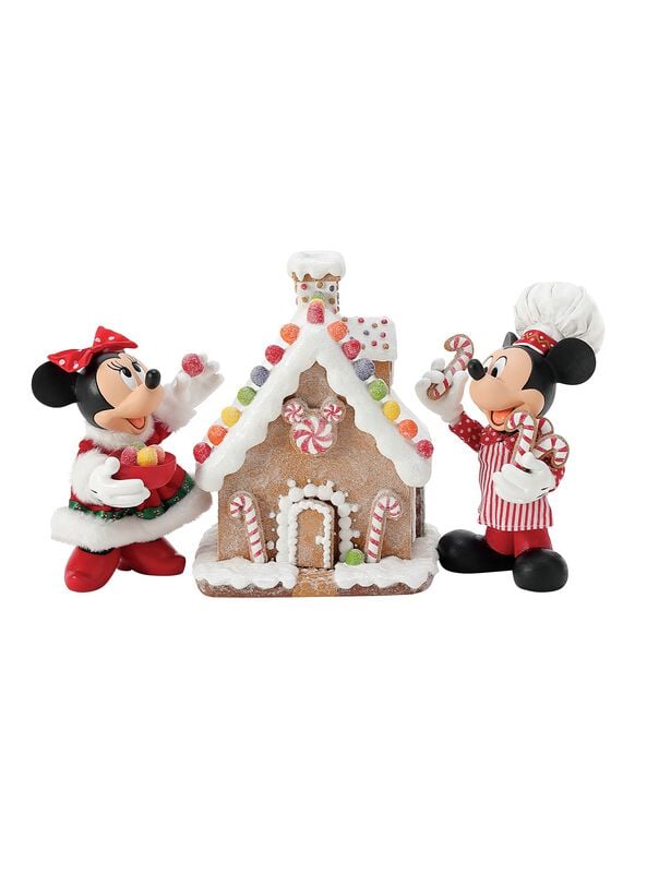 Micky Maus Micky & Minnie Lebkuchenhaus Statue multicolor Micky Maus Micky & Minnie Lebkuchenhaus Statue multicolor von Micky Maus