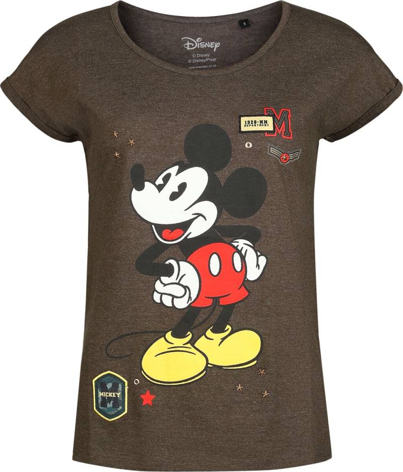 Micky Maus Military T-Shirt khaki in L von Micky Maus