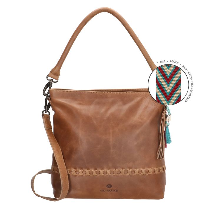 Micmacbags Friendship Umhängetasche 18664-Braun von Micmacbags