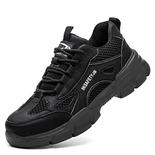 Micoklinlin Arbeitsschuhe Damen Sicherheitsschuhe Safety Shoes for Women Work Atmungsaktive Leicht Turnschuhe Schlag und stichfeste Stahlkappenschuhe Micoklinlin Arbeitsschuhe Damen Sicherheitsschuhe Safety Shoes for Women Work Atmungsaktive Leicht Turnschuhe Schlag und stichfeste Stahlkappenschuhe von Micoklinlin
