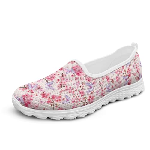 Micoklinlin Damen-Sneaker Sommer Mode Klassische Mesh-Laufschuhe rutschfeste Turnschuhe Leicht Niedliche Slipper-Schuhe für Krankenschwestern von Micoklinlin