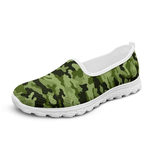 Micoklinlin Mesh-Sneaker & Sportschuhe für Damen Slipper-Schuhe mit Neuartigem Muster Teenager Mädchen Jungen Laufschuhe Bequeme Atmungsaktive Wanderschuhe von Micoklinlin