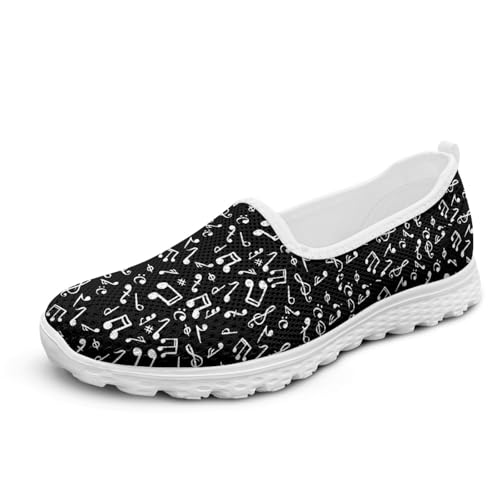 Micoklinlin Mesh-Sneaker & Sportschuhe für Damen Slipper-Schuhe mit Neuartigem Muster Teenager Mädchen Jungen Laufschuhe Bequeme Atmungsaktive Wanderschuhe von Micoklinlin