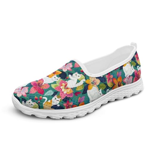 Micoklinlin Mode Sneaker Damen Turnschuhe Flache Gitter-Schuhe Teens Mädchen Leicht Sommer Fitness Laufschuhe Slip On Turnschuh Freizeit Sportschuhe Micoklinlin Mode Sneaker Damen Turnschuhe Flache Gitter-Schuhe Teens Mädchen Leicht Sommer Fitness Laufschuhe Slip On Turnschuh Freizeit Sportschuhe von Micoklinlin