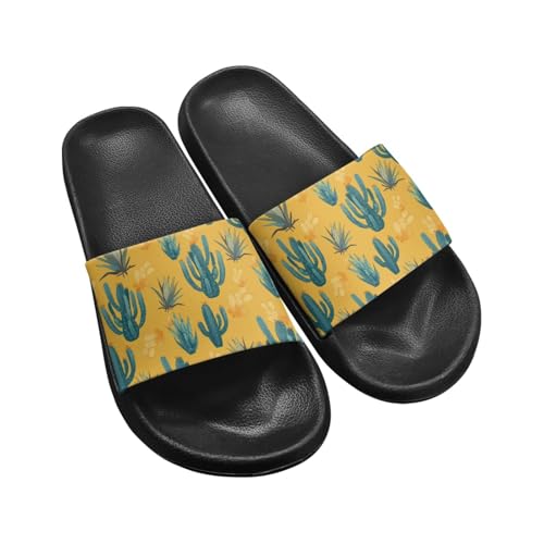 Micoklinlin One Slide Sandalen Damen Herren Unisex Mode Flip Flops Wasserdicht Dusche Rutschen Sommer Bad EVA Strand Pool Hausschuhe Größe 35-45 von Micoklinlin