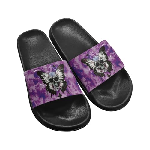 Micoklinlin One Slide Sandalen Damen Herren Unisex Mode Flip Flops Wasserdicht Dusche Rutschen Sommer Bad EVA Strand Pool Hausschuhe Größe 35-45 von Micoklinlin