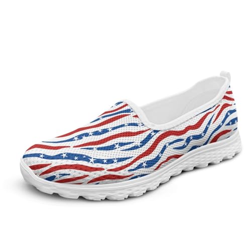 Micoklinlin Walking Mesh Schuhe Damen Sommer Teens Mädchen Classic Casual Netz Turnschuhe Atmungsaktiv Komfort Slip On Laufschuhe ür Frauen von Micoklinlin
