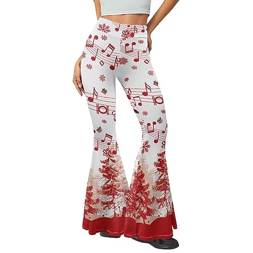 Micoklinlin Yogahose Damen Lang Schlaghose Hoch Tailliert Leggings Flare Yoga Hose Bunt Sporthose Bootcut Jogginghose Fitnesshose für Frauen von Micoklinlin