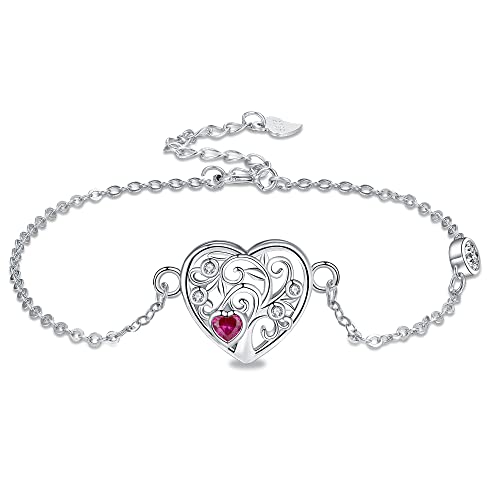 Micory Lebensbaum Armband 925 Sterling Silber Damen Armband mit Markengeschenkbox für ihre Mädchen Freundin Damen Mutter Geschenk von Micory