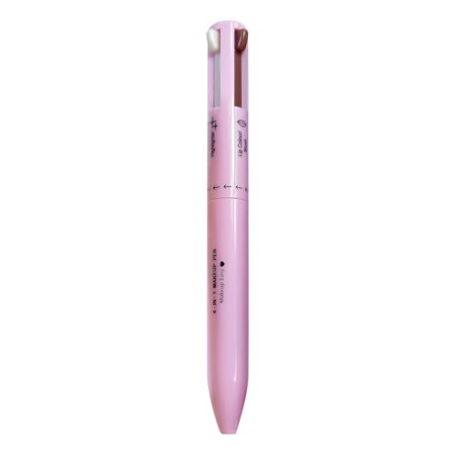 4-in-1-Makeup-Stift, 4-farbiger Mehrzweck-Schönheitsstift, wasserfester Mehrzweck-Makeup-Stift, Augenbrauenstift, Eyeliner, Lippenkonturenstift und Highlighter für Augen, Lippen und Gesicht (C) von Micozy