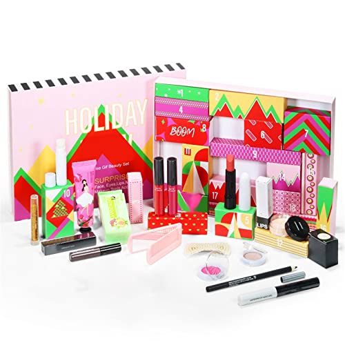 Komplettes Makeup-Set für Mädchen, All-in-One Makeup-Geschenk-Starter-Set - Lidschattenpalette, Mascara, Concealer, Lippenstift, Für Teenager Geburtstag, Weihnachten, Valentinstag (2 pc) von Micozy