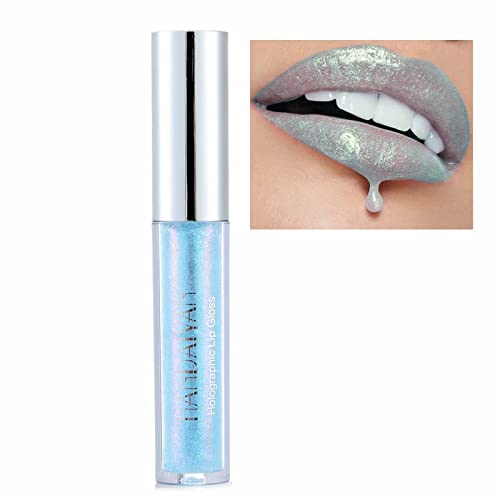 Schillernder Perlenglanz Lipgloss, langanhaltender, wasserfester schimmernder Lippenstift, Diamant schimmernder metallischer flüssiger Lippenstift Damen Makeup Mädchen Makeup Set (05#) von Micozy