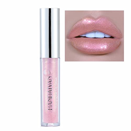 Schillernder Perlenglanz Lipgloss, langanhaltender, wasserfester schimmernder Lippenstift, Diamant schimmernder metallischer flüssiger Lippenstift Damen Makeup Mädchen Makeup Set (06#) von Micozy