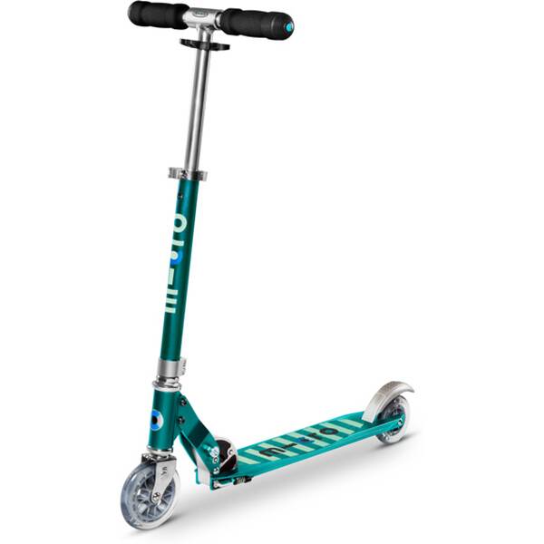 MICRO Kinder Scooter/Kickboard sprite petrol - Streifen von Micro