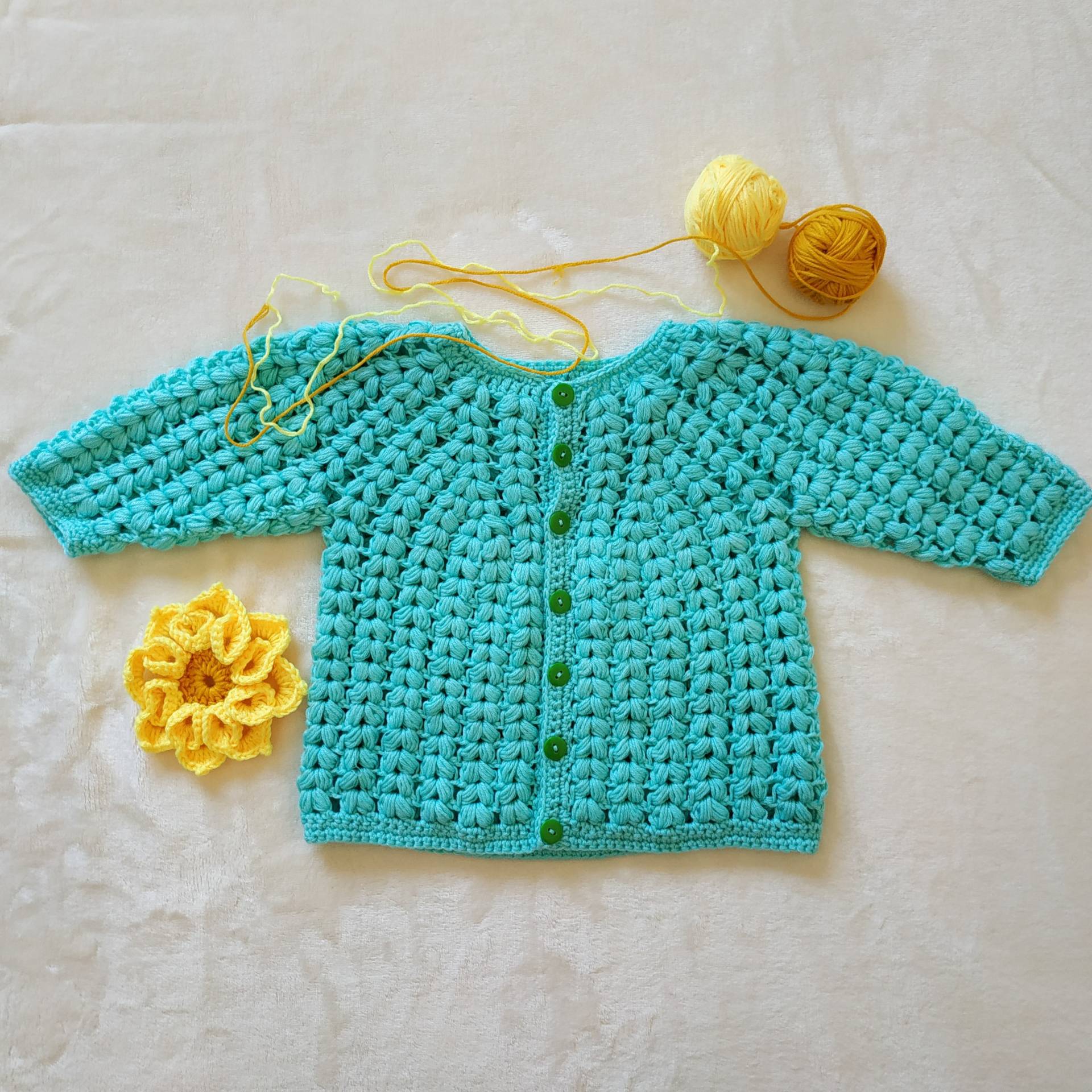 Baby Jungen Cardigan - Kinder Wolljacke Grüne Häkeljacke Baby Boy Geschenk Weicher Wollpullover Farbe Strickjacke von MicrochetBoutique