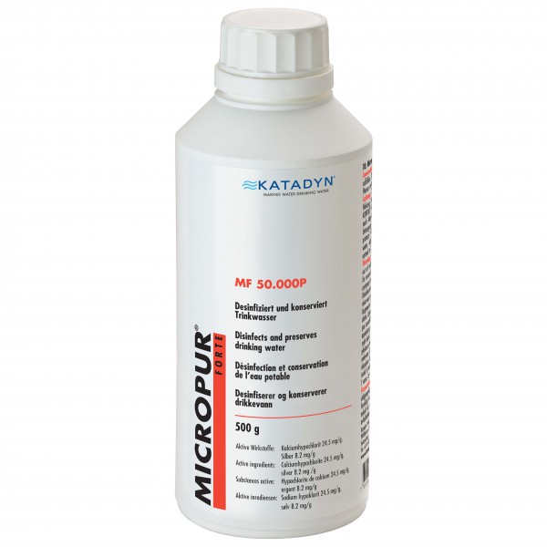 Micropur - Micropur Forte MF 50'000P - Wasseraufbereitung Gr 500 g - für 50 000 l von Micropur