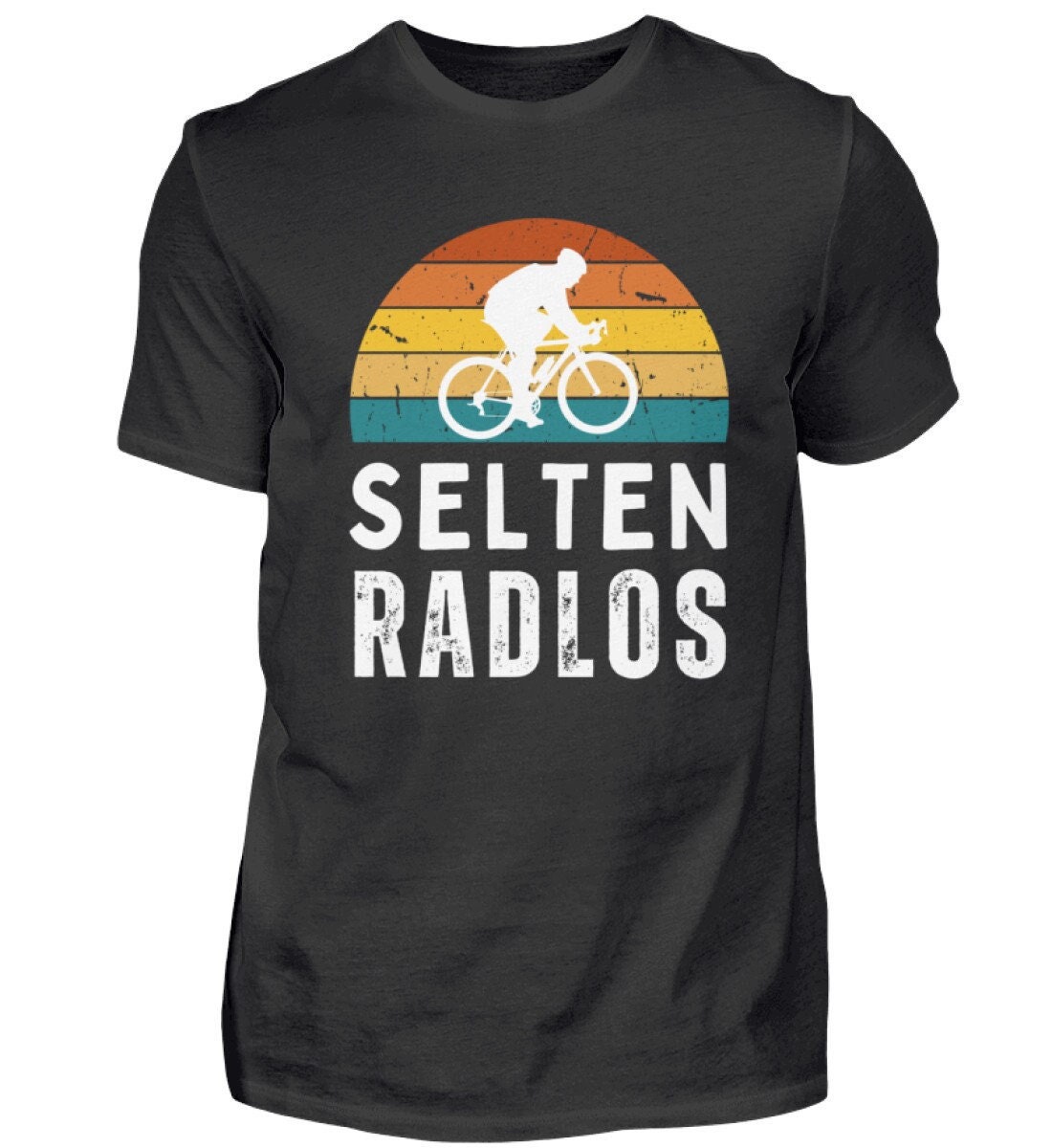Selten Radlos - Lustige Geschenkidee Für Fahrradfahrer, Radsportler, Mountainbiker, E-Biker Herren Premiumshirt von MicsDesignShop