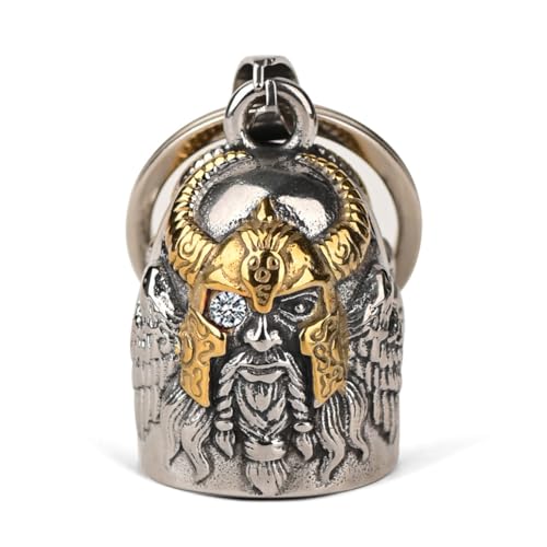 MidSmile Birthstone Odin Wikinger Motorrad Glöckchen: Viking Biker Bell | Motorrad Schlüsselanhänger Guardian Bell, Motorrad Zubehör Gremlin Bell Geschenke Für Männer und Frauen MidSmile Birthstone Odin Wikinger Motorrad Glöckchen: Viking Biker Bell | Motorrad Schlüsselanhänger Guardian Bell, Motorrad Zubehör Gremlin Bell Geschenke Für Männer und Frauen von MidSmile