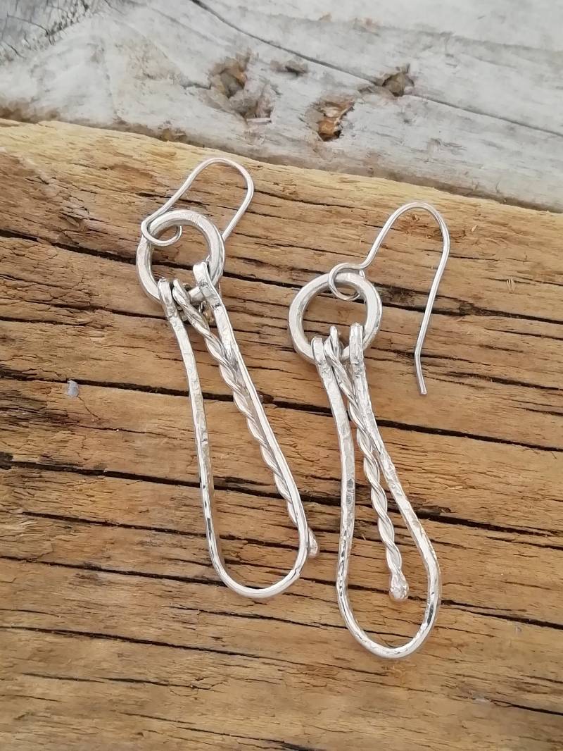 Briallen Sterling Silber Verdrehte Draht-Reifen von MidasTouchJewels