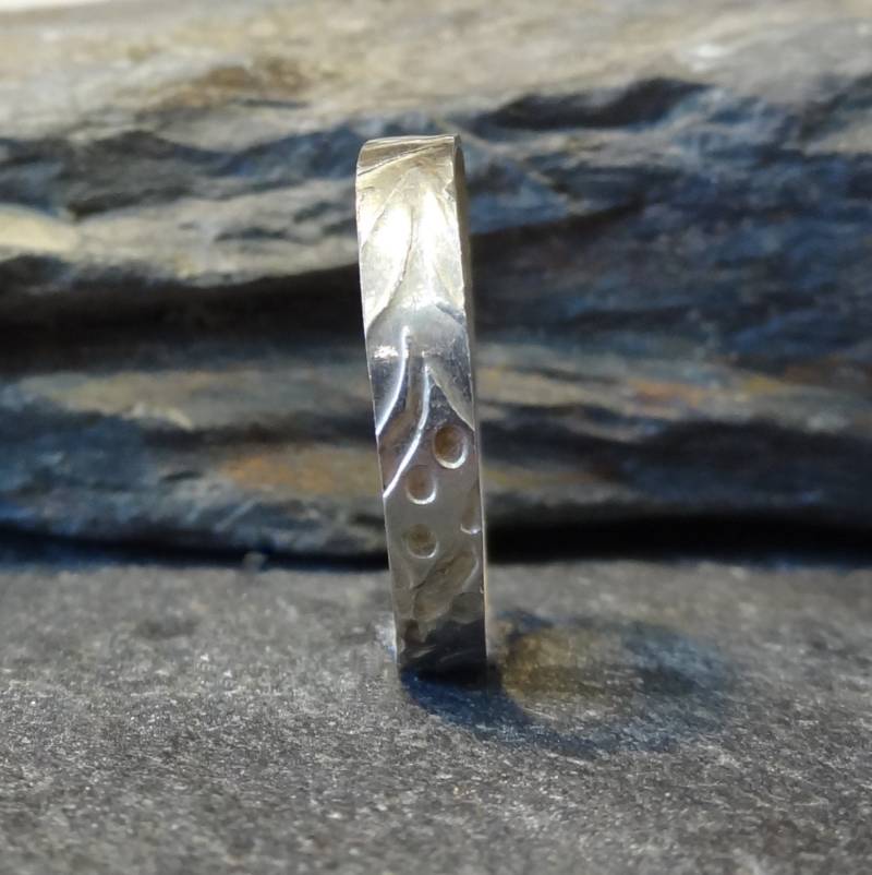 Leri Silber Oder Gold Handgemachter Ehering/stapelring von MidasTouchJewels