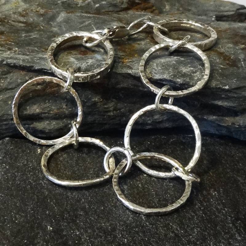 Nesta Hoop Und Ring Link Armband Nesta Hoop Und Ring Link Armband von MidasTouchJewels
