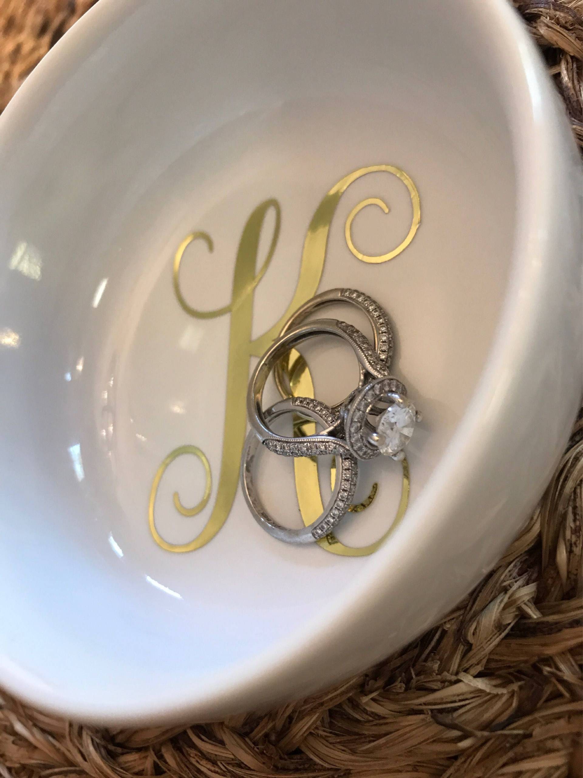 Erste Erste Ring Schale/Brautjungfern Geschenk Erste Erste Ring Schale/Brautjungfern Geschenk von MiddleSisShop
