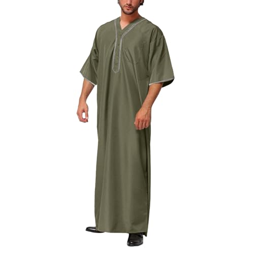 Midiskye Kaftan Herren Gebetskleidung für Männer Islam Schwarz Abaya Langarm Arabische Kleidung Thobe Islamische GeschenkeArabische Kleidung Geschenke Ramadan Midiskye Kaftan Herren Gebetskleidung für Männer Islam Schwarz Abaya Langarm Arabische Kleidung Thobe Islamische GeschenkeArabische Kleidung Geschenke Ramadan von Midiskye