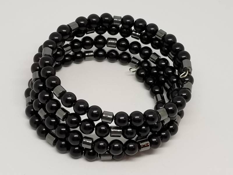 Schwarz & Gunmetal Armband Schwarz & Gunmetal Armband von Midnightbeads