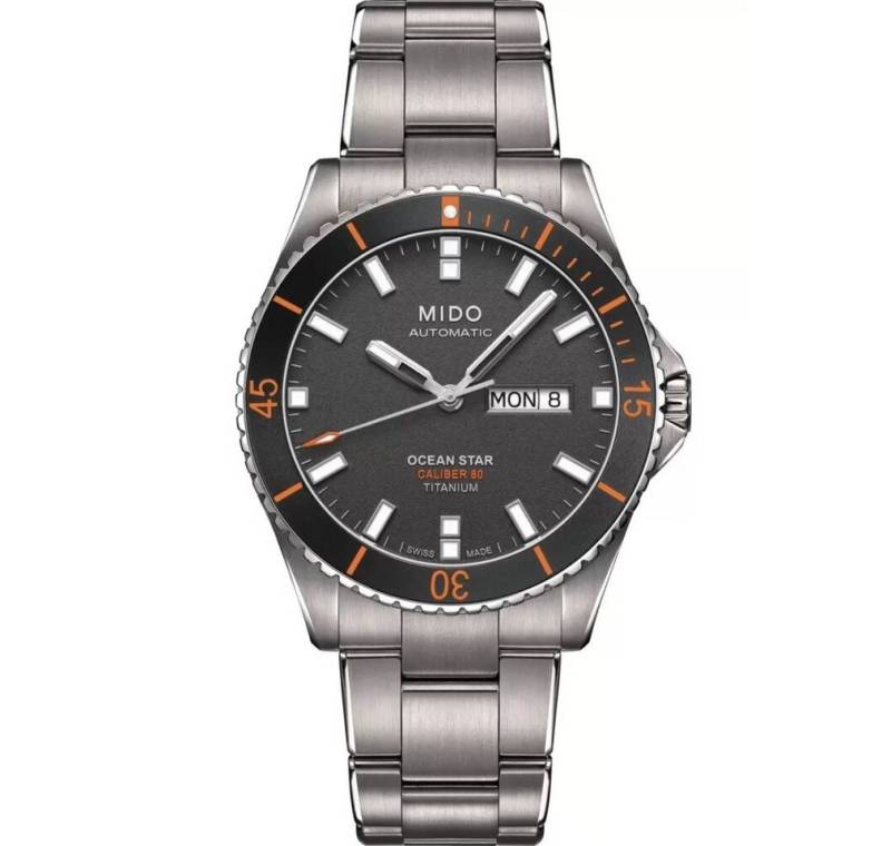 Mido Luxusuhr Herren-Automatikuhr Ocean Star Titan M026.430.44.061.00 von Mido
