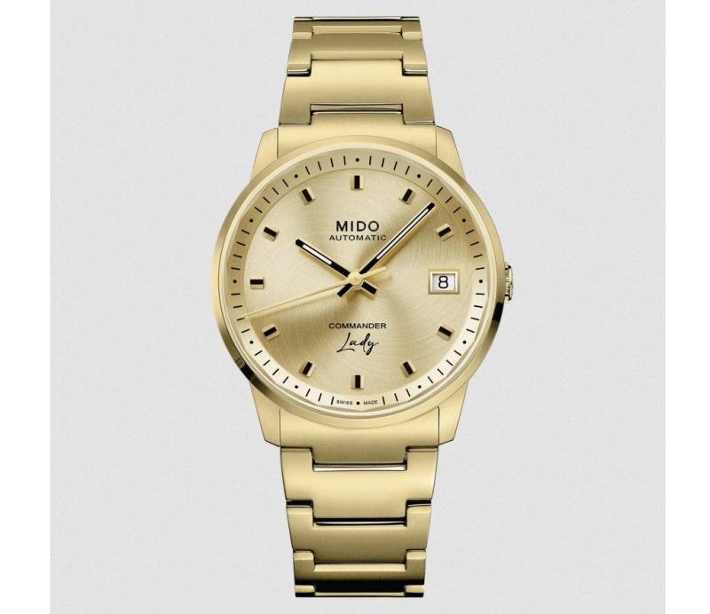 Mido Schweizer Uhr Damenuhr Automatik Commander Lady Automatik von Mido