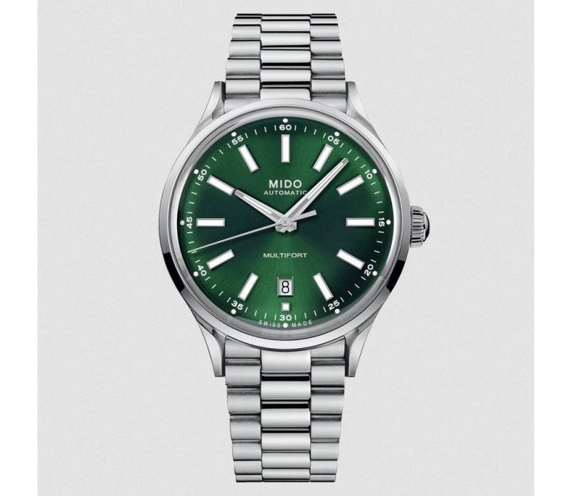 Mido Schweizer Uhr Herrenuhr Automatik Multifort Patrimony Powerwind von Mido