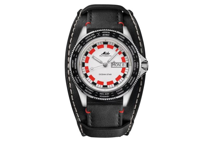 Mido Schweizer Uhr Herrenuhr MIDO Automatik Ocean Star Worldtimer von Mido
