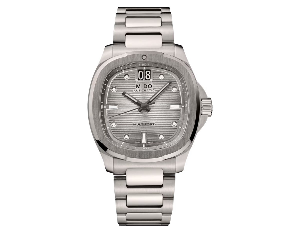 Mido Schweizer Uhr Herrenuhr MIDO Multifort TV Big Date Titanium von Mido