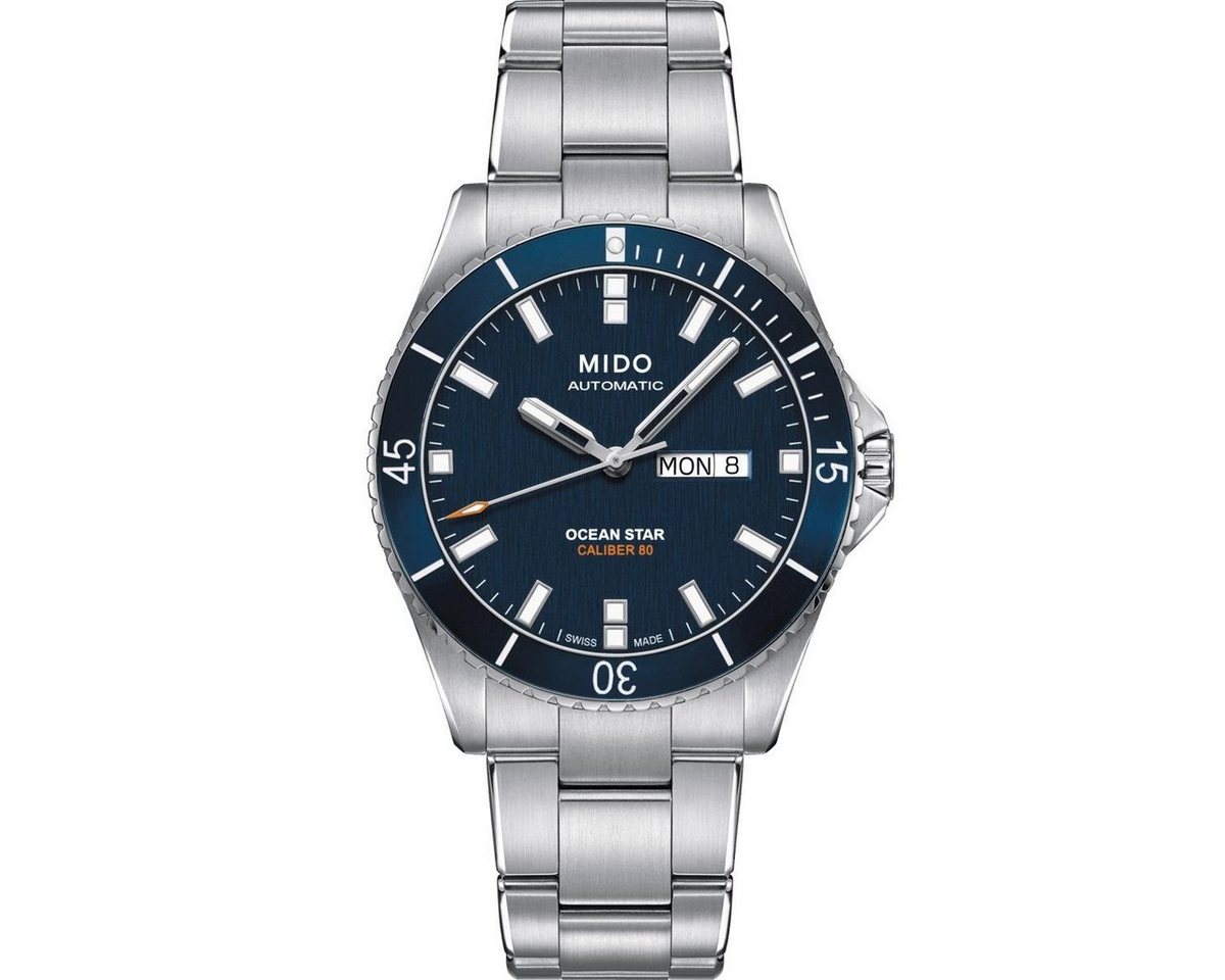 Mido Schweizer Uhr Mido Herren Uhr M0264301104100 Ocean Star 200 Edelstahl, (1-tlg) von Mido