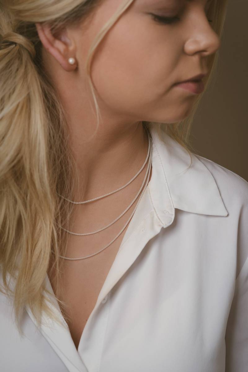 20 "sterling Silberkette, Zierliche Minimal Halskette, Minimalist Schmuck, Trendige Fertige Halskette Für Anhänger 20 "sterling Silberkette, Zierliche Minimal Halskette, Minimalist Schmuck, Trendige Fertige Halskette Für Anhänger von MidwayMercantileCo