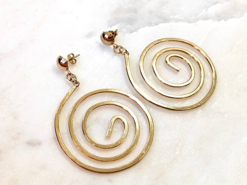 Dangly Ohrringe Vintage Schmuck Ohrstecker von MidwestVintageShop