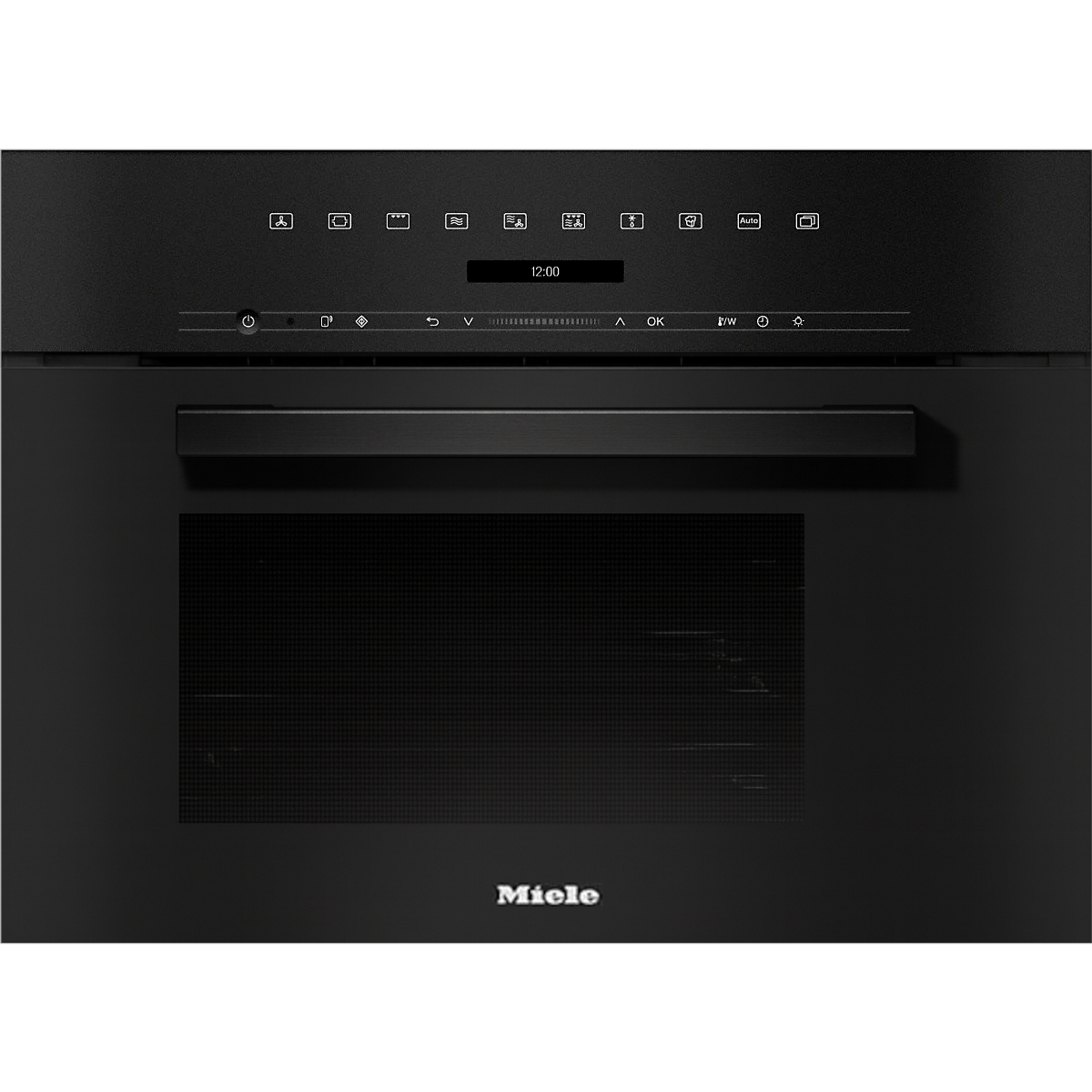Miele H7240BM Einbau Kompakt Backofen mit Mikrowelle 43L 60x45cm Schwarz von Miele