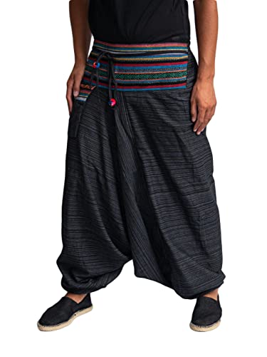Mienloco Damen und Herren Haremshose Aladinhose in Bester Qualität! (L/XL ab 1,70m, C1) von Mienloco