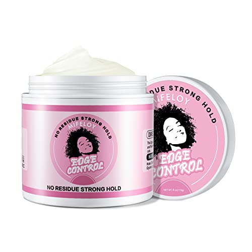 Damen Haarstyling Edge Kontrolle Haarwachs, 4 fl.oz Styling Haar Wachs Gel, Modellierung Finishing Frisur Pomade für Perücken Babyhaar Frizz Flyaway krauses, Hair Rand Control Haarcreme für Home Salon von Mifeloy