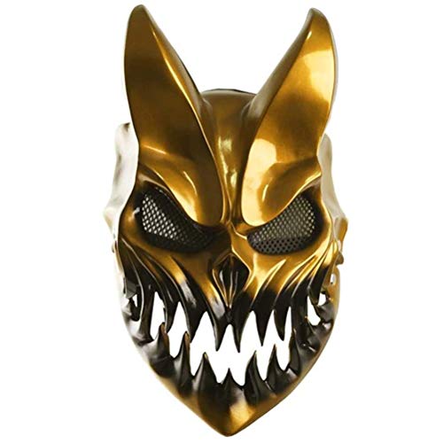 Dämonenmaske, Halloween Slaughter to Prevail Maske Kid of Darkness Deathcore Band Cosplay Harz Halloween Requisiten Cosplay Maske Dämonenmaske, Halloween Slaughter to Prevail Maske Kid of Darkness Deathcore Band Cosplay Harz Halloween Requisiten Cosplay Maske von Mify