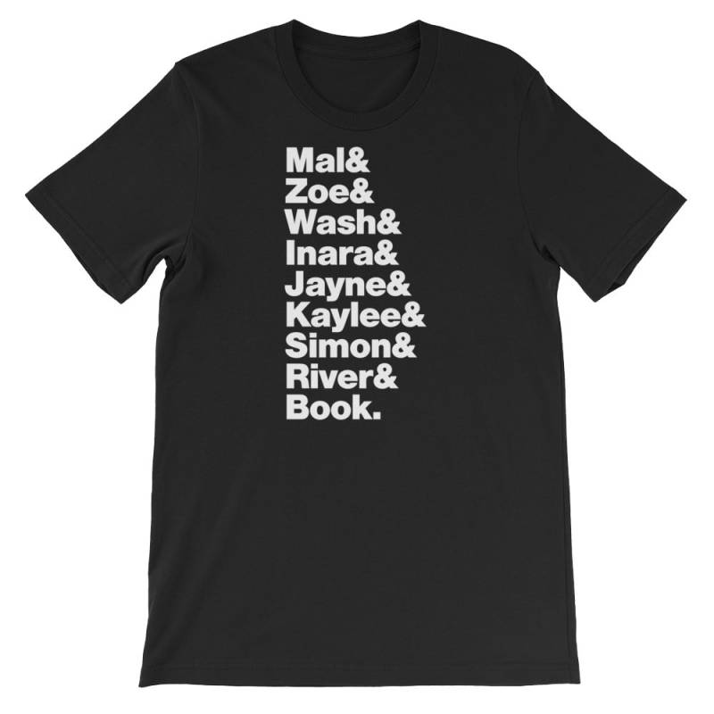 Firefly Tshirt Auf Schwarz, Gelb, Weiß, Grau Oder Rot-Weiche Premium-Baumwoll-Shirt. Tv-Show Shirt Film von MightyCircus