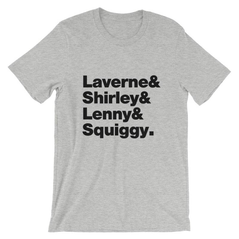 Laverne Und Shirley Shirt - Tv-Show-Shirt Fernseh-Shirt Beste Freunde Weiches Premium-Baumwoll-T-Shirt Bequem von MightyCircus