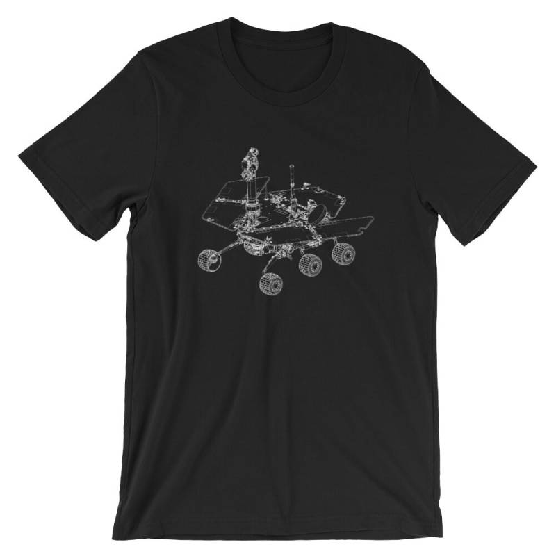 Mars Rover Patent T-Shirt. Nasa Kunstdruck, Shirt Platz Großes Geschenk Auf Schwarz Rot Weiß Oder Grau Premium Baumwolle T-Shirt Erhältlich von MightyCircus