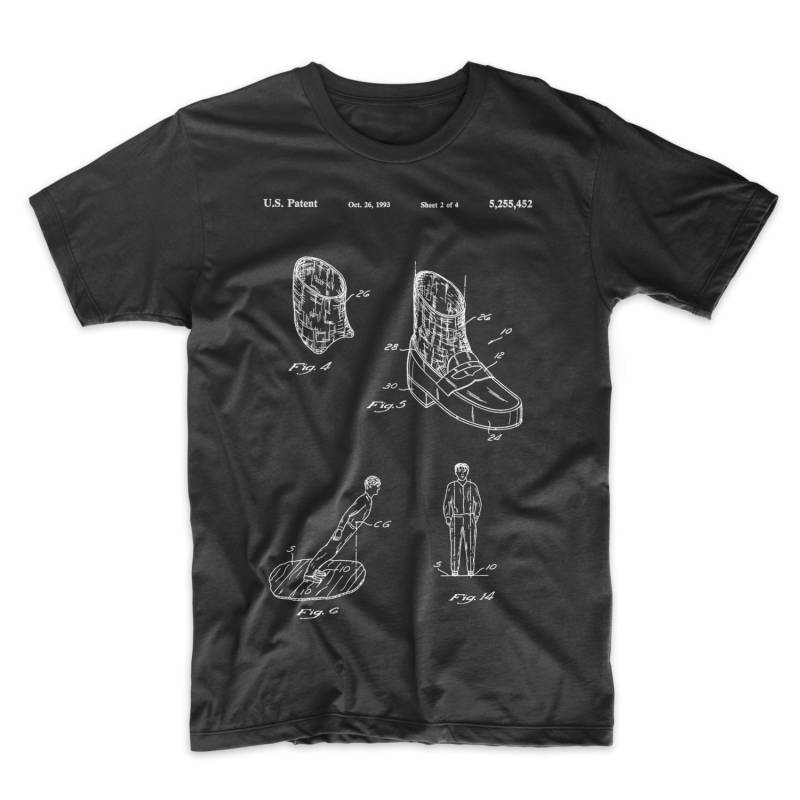 Michael Jackson Anti-Schwerkraft-Schuhe Patent-T-Shirt. Geschenk Für Ihn. Sie. Unisex. Größen S-3 X. Schwarz, Rot, Weiß Oder Grau von MightyCircus